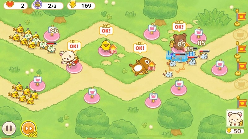 Korilakkuma Tower Defense mod: Cuộc chiến bảo vệ xứ sở đồ chơi